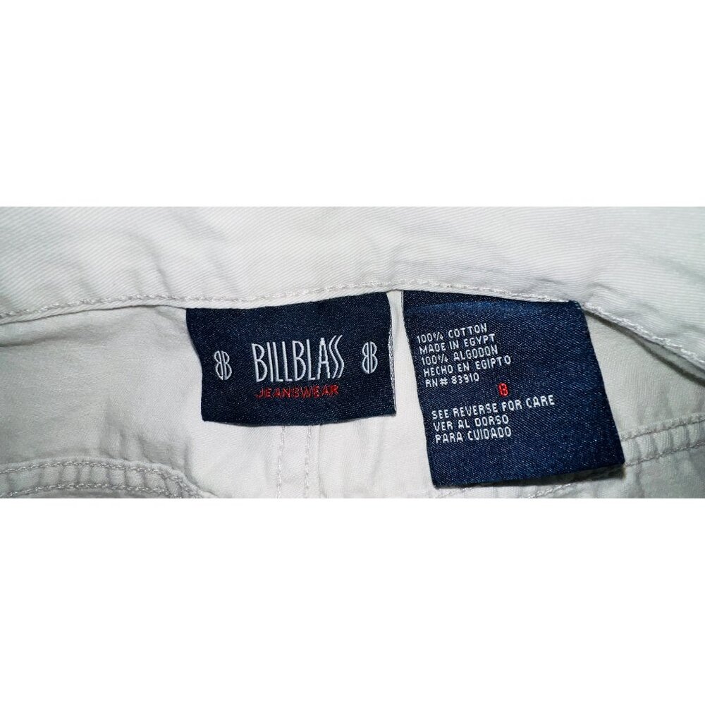 BillBlass Women's Off-white Size 8  Capri Pants Slash pockets - Picture 3 of 3